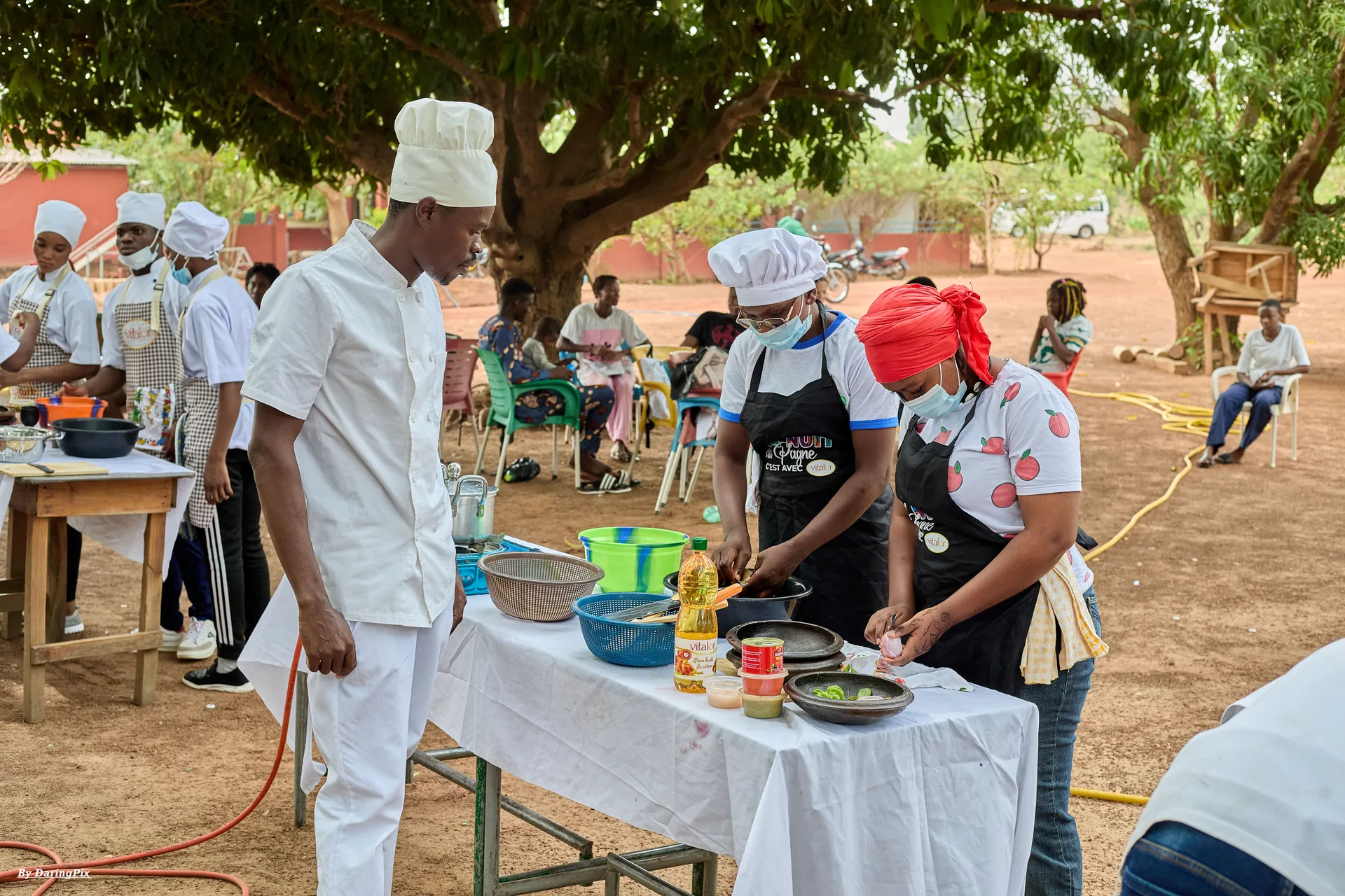 Jeunes du projet cuisine