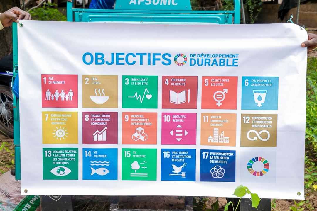 Affiche de sensibilisation aux ODD