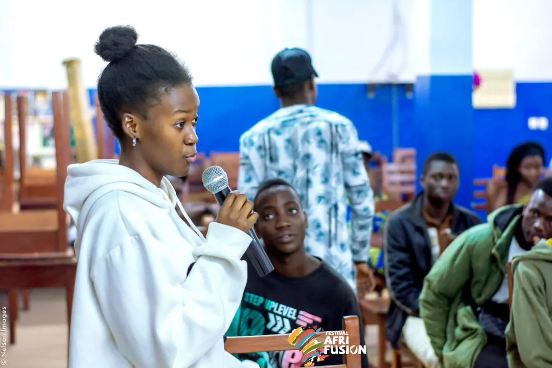 Intervention d'une jeune leader